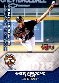 2016 Choice Midwest League All-Stars #26 Angel Perdomo Front