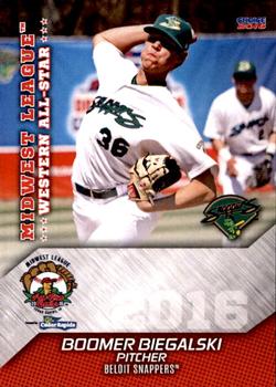 2016 Choice Midwest League All-Stars #52 Boomer Biegalski Front