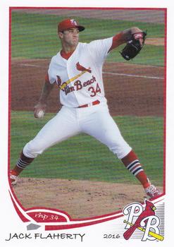 2016 Grandstand Palm Beach Cardinals #NNO Jack Flaherty Front