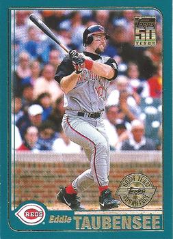 2001 Topps - Home Team Advantage #29 Eddie Taubensee Front