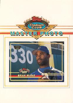 1993 Stadium Club - Master Photos Members Only #NNO Brian McRae Front