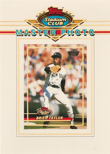 1993 Stadium Club - Master Photos Members Only #NNO Brien Taylor Front