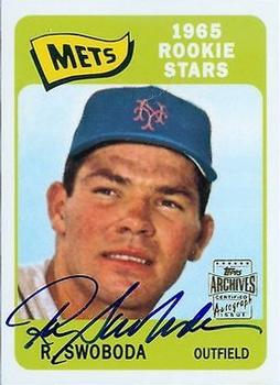 2001 Topps Archives - Autographs #TAA100 Ron Swoboda Front