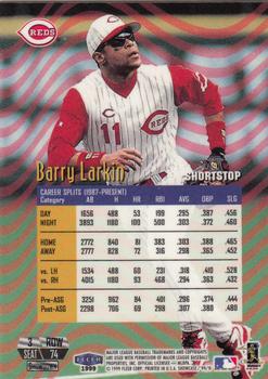 1999 Flair Showcase #74 Barry Larkin Back