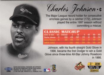 1999 Flair Showcase #136 Charles Johnson Back