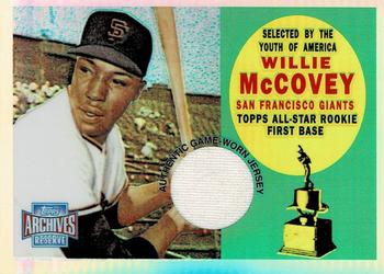 2001 Topps Archives Reserve - Rookie Reprint Relics #ARR19 Willie McCovey Front