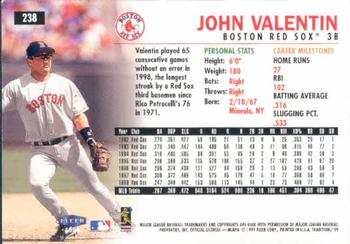 1999 Fleer Tradition #238 John Valentin Back