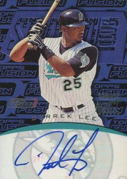 2001 Topps Fusion - Autographs #FA6 Derrek Lee Front