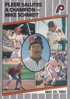 1989 Fleer Update #U-131 Mike Schmidt Front