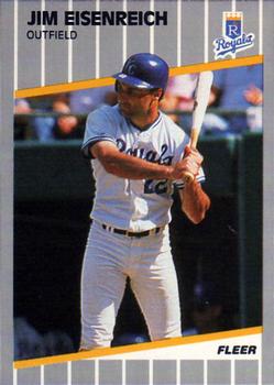 1989 Fleer Update #U-38 Jim Eisenreich Front