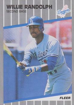 1989 Fleer Update #U-93 Willie Randolph Front