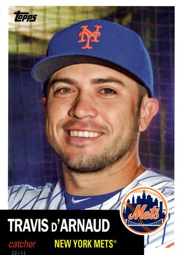 2016 Topps Archives 5x7 #21 Travis d'Arnaud Front