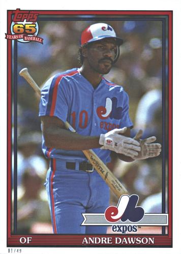 2016 Topps Archives 5x7 #262 Andre Dawson Front