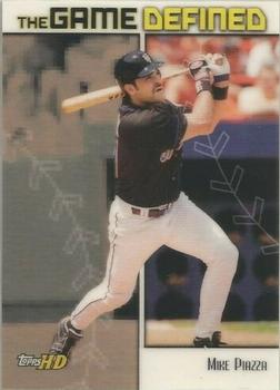 2001 Topps HD - Game Defined #GD6 Mike Piazza  Front