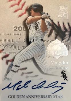 2001 Topps Opening Day - Autographs #ODA-MO Magglio Ordonez Front