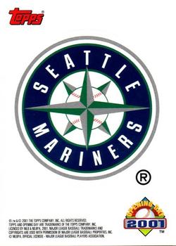 2001 Topps Opening Day - Stickers #NNO Seattle Mariners  Front