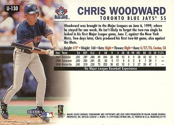 1999 Fleer Tradition Update #U-130 Chris Woodward Back