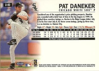 1999 Fleer Tradition Update #U-80 Pat Daneker Back