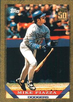 2001 Topps Traded & Rookies - Gold #T138 Mike Piazza Front