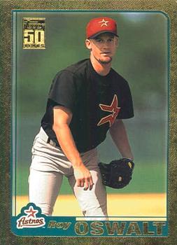 2001 Topps Traded & Rookies - Gold #T75 Roy Oswalt Front