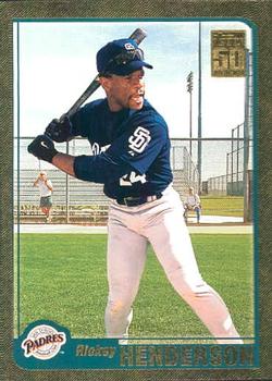 2001 Topps Traded & Rookies - Gold #T77 Rickey Henderson Front