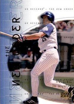 2001 UD Reserve - New Order #NO10 Troy Glaus  Front