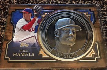 2013 Topps - Million Dollar Chase Coins #CC-22 Cole Hamels Front