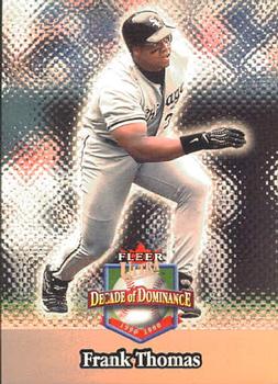 2001 Ultra - Decade of Dominance #8DD Frank Thomas  Front