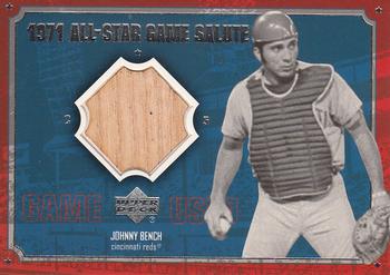 2001 Upper Deck - 1971 All-Star Game Salute #AS-JB Johnny Bench Front