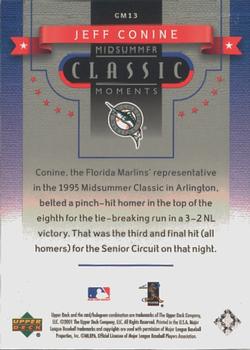 2001 Upper Deck - Midsummer Classic Moments #CM13 Jeff Conine Back