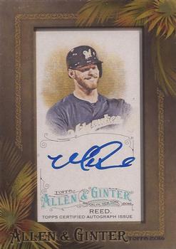 2016 Topps Allen & Ginter - Framed Mini Baseball Autographs #AGA-MRE Michael Reed Front