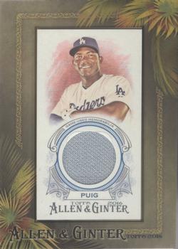 2016 Topps Allen & Ginter - Relic Framed Mini #AGR-YP Yasiel Puig Front