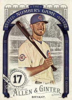 2016 Topps Allen & Ginter - The Numbers Game #NG-47 Kris Bryant Front