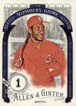 2016 Topps Allen & Ginter - The Numbers Game #NG-48 Ozzie Smith Front