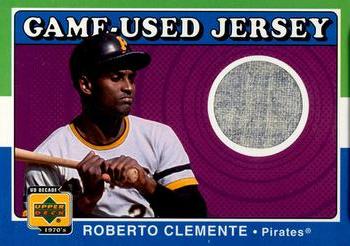 2001 Upper Deck Decade 1970's - Game-Used Jerseys #J-RC Roberto Clemente  Front