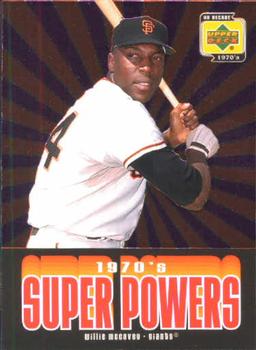 2001 Upper Deck Decade 1970's - 1970's Super Powers #SP4 Willie McCovey  Front