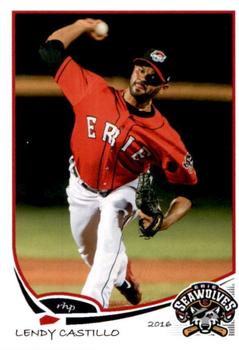 2016 Grandstand Erie SeaWolves #NNO Lendy Castillo Front