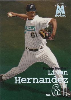 1999 SkyBox Molten Metal #78 Livan Hernandez Front