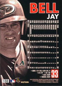1999 SkyBox Premium #130 Jay Bell Back