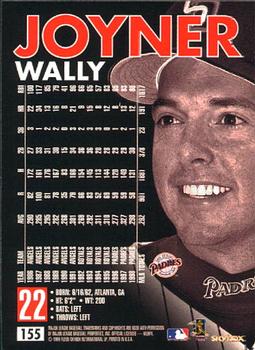 1999 SkyBox Premium #155 Wally Joyner Back