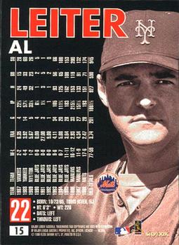 1999 SkyBox Premium #15 Al Leiter Back