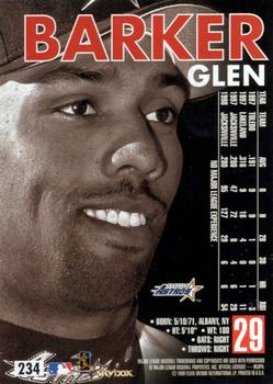 1999 SkyBox Premium #234 Glen Barker Back