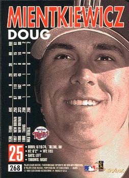 1999 SkyBox Premium #268 Doug Mientkiewicz Back