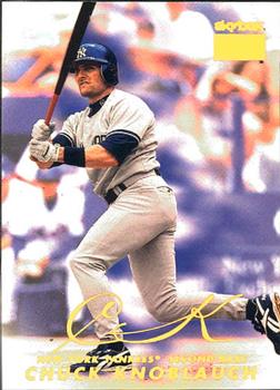 1999 SkyBox Premium #32 Chuck Knoblauch Front