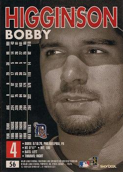 1999 SkyBox Premium #56 Bobby Higginson Back