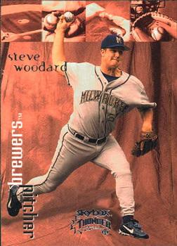 1999 SkyBox Thunder #17 Steve Woodard Front