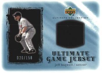 2001 Upper Deck Ultimate Collection - Game Jersey #UJB Jeff Bagwell  Front