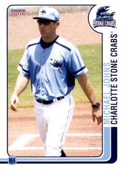 2016 Choice Charlotte Stone Crabs #25 Michael Johns Front