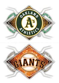 2017 Topps Stickers #151 Oakland Athletics Front