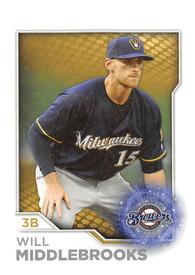 2017 Topps Stickers #182 Will Middlebrooks Front